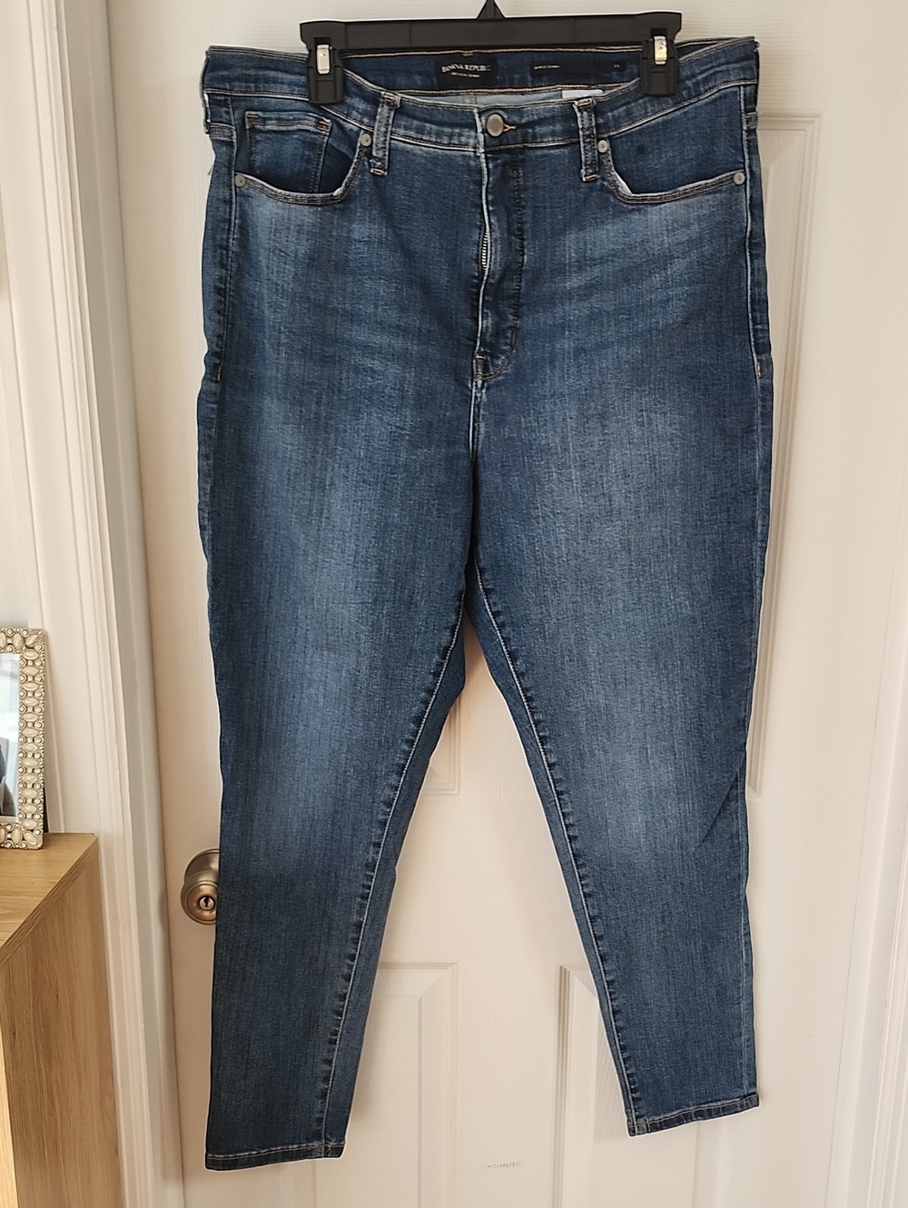 Banana Republic Mid Wash Skinny Jeans - Dark Blue
